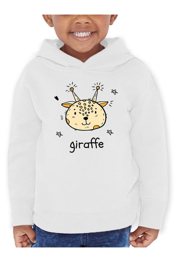 Giraffe Face Doodle Hoodie Toddler -Image by Shutterstock, 2 Toddler