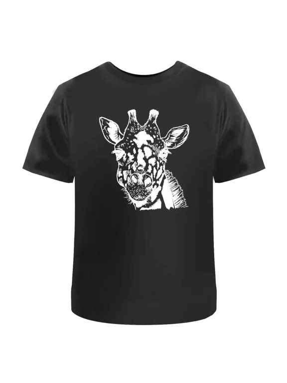 Giraffe Face' Unisex T-Shirt - 100% Cotton (S-XXL) (TA012914)