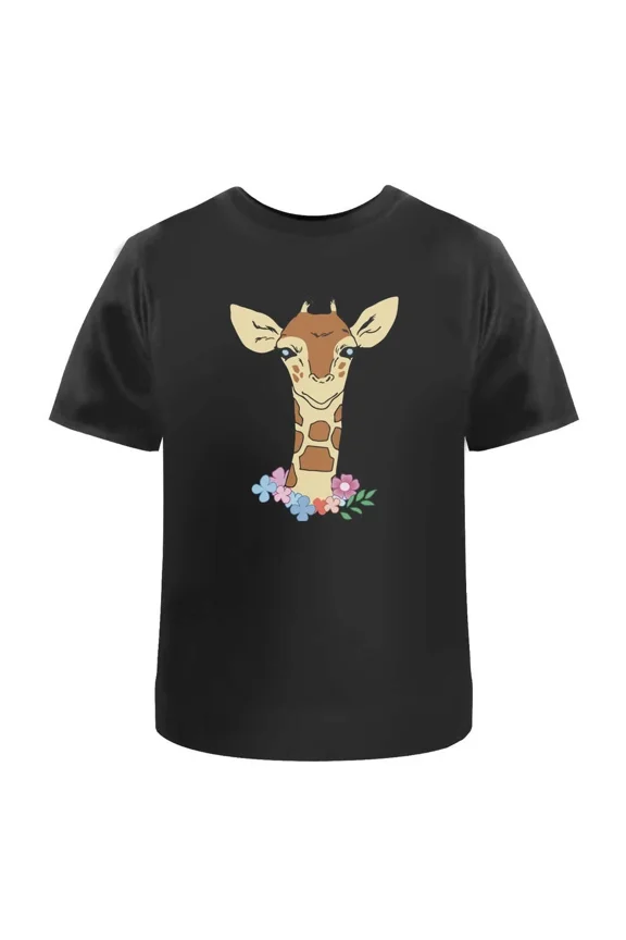 Giraffe Face' Unisex T-Shirt - 100% Cotton (S-XXL) (TA027046)