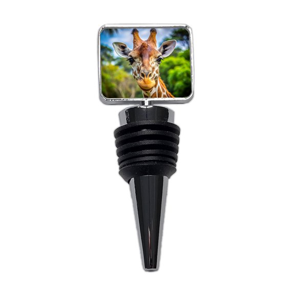 Giraffe Face Wine Bottle Stopper Cap Plug