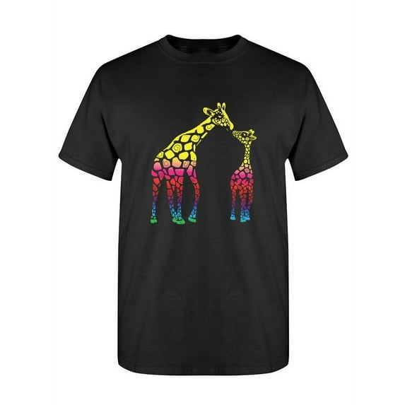 Giraffe Family T-Shirt Women -SPIdeals Designs, Female XX-Large