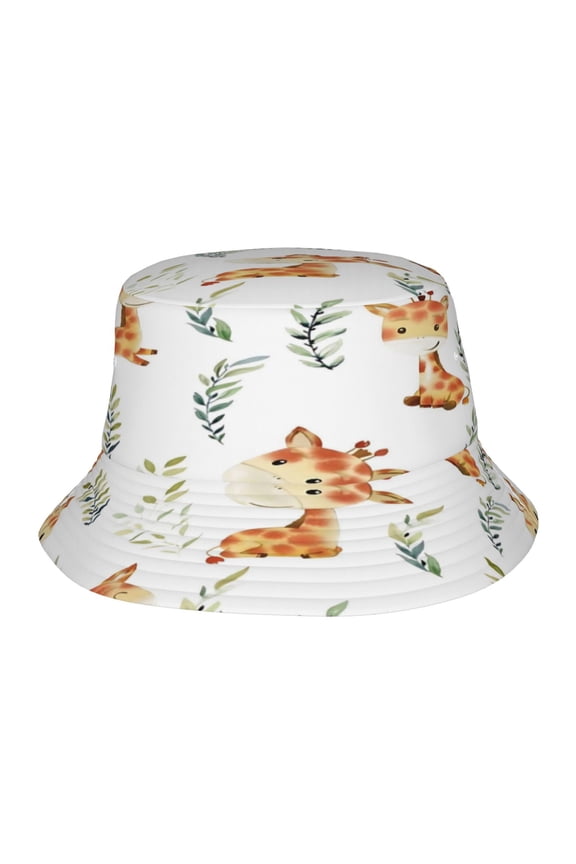 Giraffe Fisherman's Hat Lightweight and Breathable Sun Hat Suitable for Both Men and Women