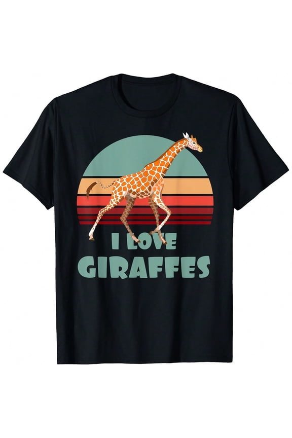 Giraffe For Girls Boys Giraffe T-Shirt.JPG