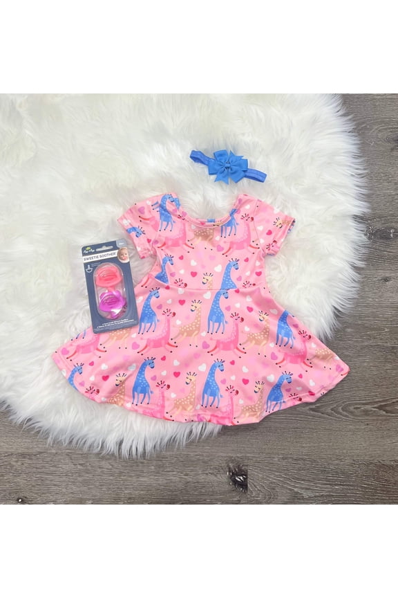 Giraffe Gals Twirly Dress