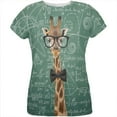 thumbnail image 1 of Giraffe Geek Math Formulas All Over Womens T Shirt Multi MD, 1 of 2