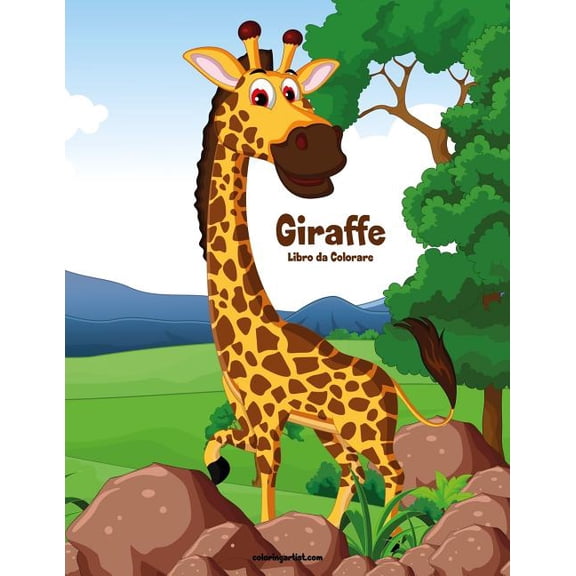 Giraffe Giraffe Libro da Colorare 1, Book 1, (Paperback)