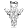 thumbnail image 1 of Giraffe Giraffe Libro da Colorare per Adulti 1, Book 1, (Paperback), 1 of 1