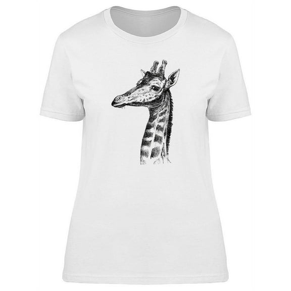 Giraffe Head Vintage Design T-Shirt Women -Image by Shutterstock, Female x-Large