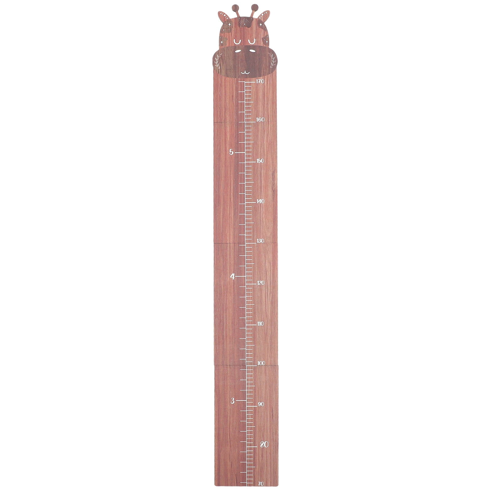 Giraffe Height Measurement Wall Sticker Child Measuring Ruler Flip