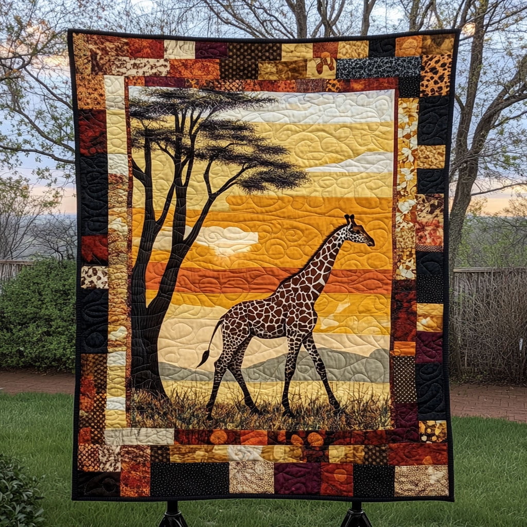 Giraffe Journey Quilted Blanket - Walmart.com