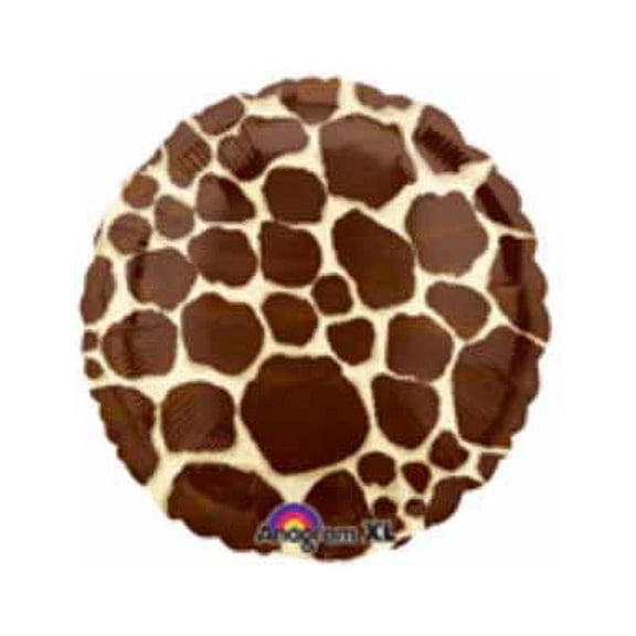 Giraffe Jungle Safari Print 18" Foil Balloon