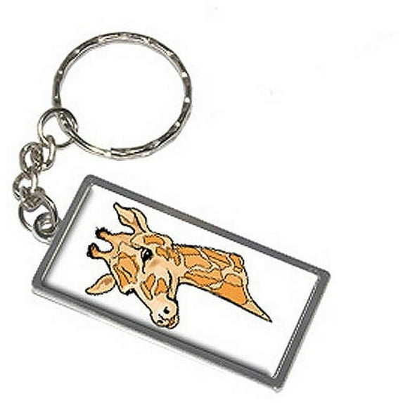 Giraffe Keychain Key Chain Ring