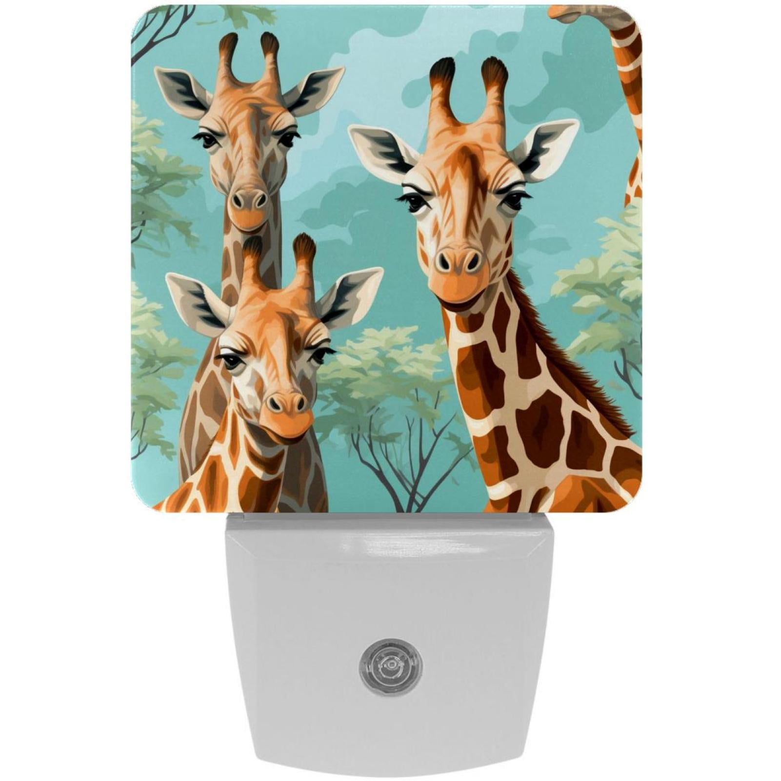 Giraffe LED Square Night Lights: Compact and Energy-Efficient
