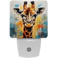 thumbnail image 1 of Giraffe LED Square Night Lights - Energy Efficient and Stylish Decor for Any Room | Set of 2 Dimmable Bedside Lamps with Touch Control and Auto Timer, 1 of 6