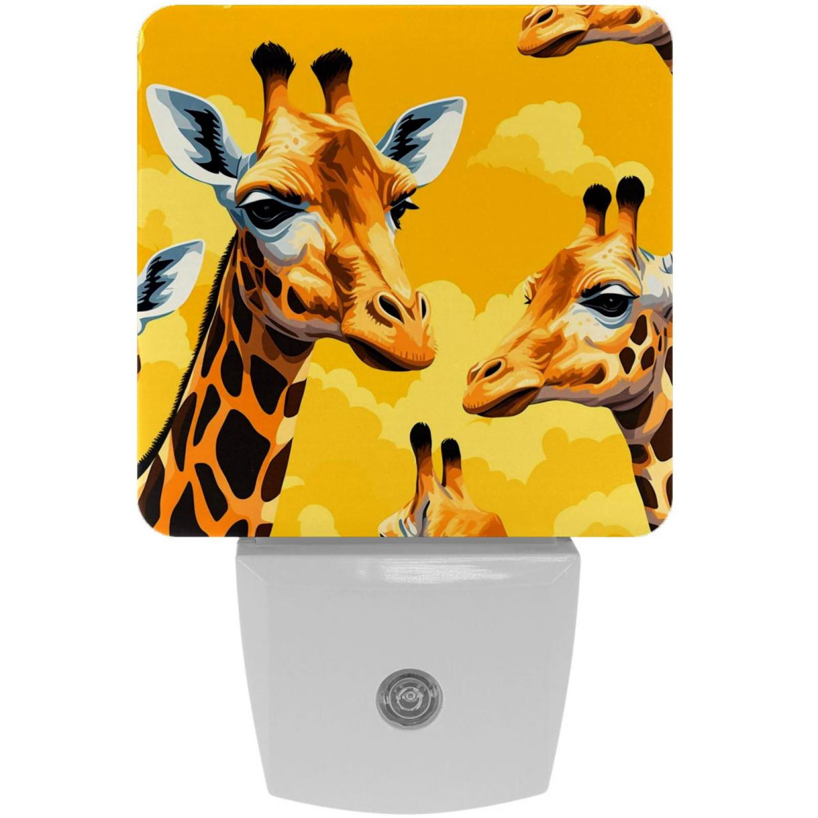 Giraffe LED Square Night Lights - Energy Efficient and Stylish Room ...