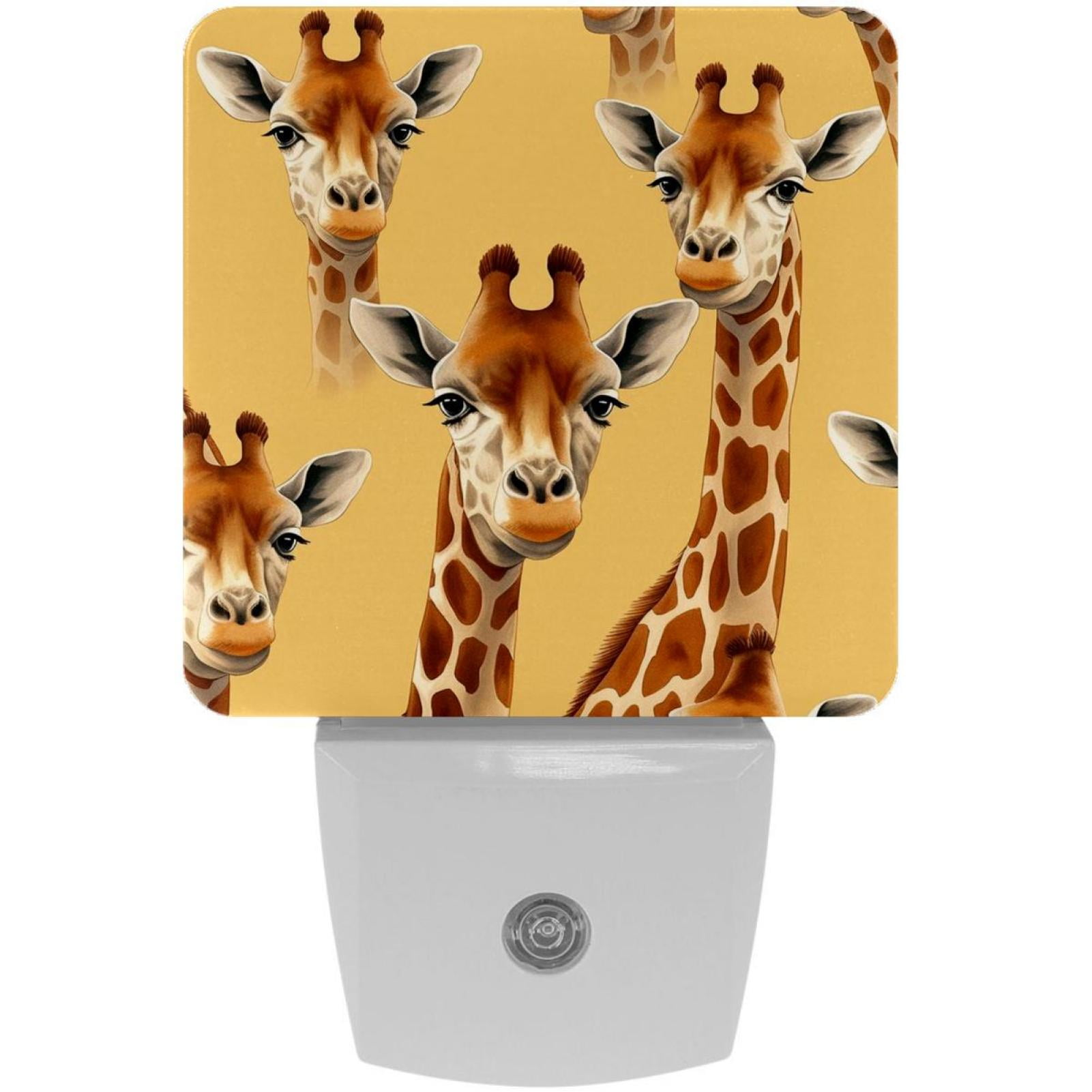 Giraffe LED Square Night Lights for Bedroom and Living Room, Decorative ...