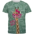 thumbnail image 1 of Giraffe Math Geek Girl Formulas All Over Mens T Shirt Multi MD, 1 of 2
