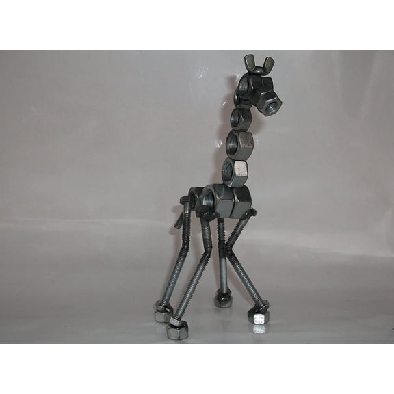 Giraffe, Metal Giraffe Sculpture, Giraffe Figurine