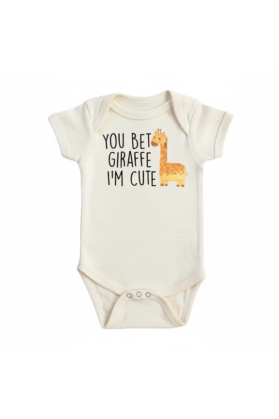 Giraffe Newborn Gift Baby Bodysuit