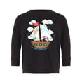 thumbnail image 1 of Giraffe On A Boat Long Sleeve Toddler -Image by Shutterstock,  2 Toddler, 1 of 4