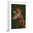 thumbnail image 1 of Art.com Giraffe - Paper Mosaic Art Print by Lantern Press, White Frame Wall Art, 21" x 29", 1 of 5