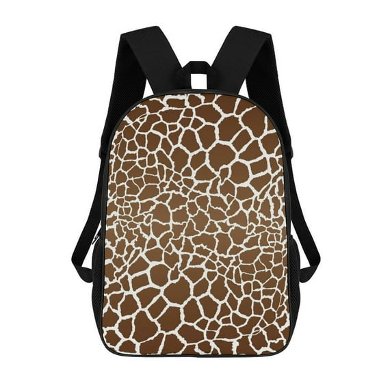 Giraffe Pattern 3D Print 17in adolescent backpack Bags Laptop