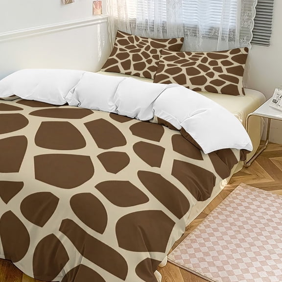 Giraffe Pattern (2) Bedding Set Couple Bedclothes Pillowcase Customized Home Textiles Bed Set for Bedroom Decoration