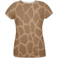 thumbnail image 1 of Giraffe Pattern All Over Womens T Shirt Multi MD, 1 of 2