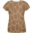 thumbnail image 1 of Giraffe Pattern All Over Womens T Shirt Multi X-LG, 1 of 2