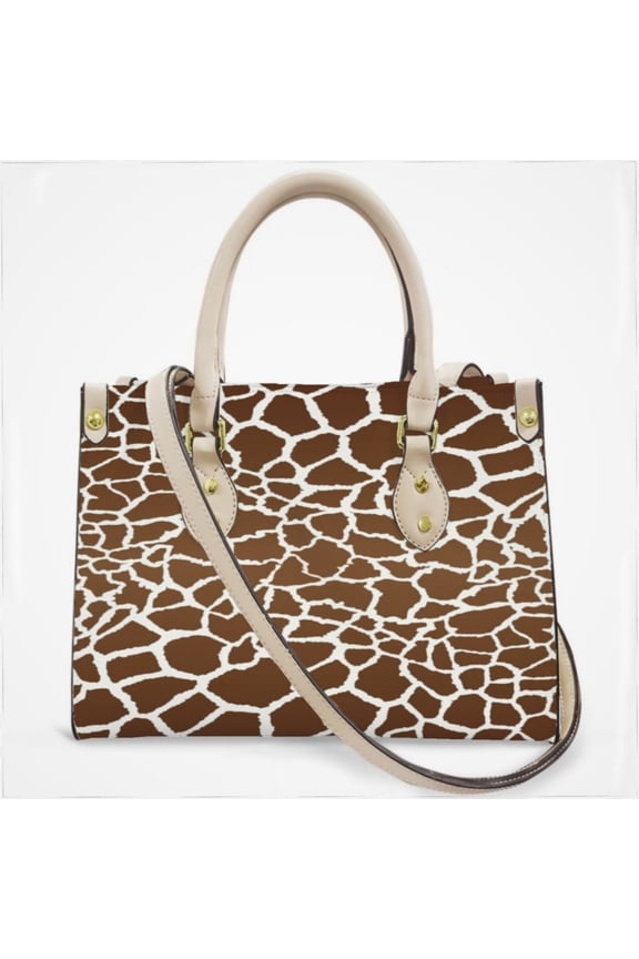 Giraffe Print (2) Cross Body Bags For Women Small Leather Female Handbags Fashion Top-Handle Totes