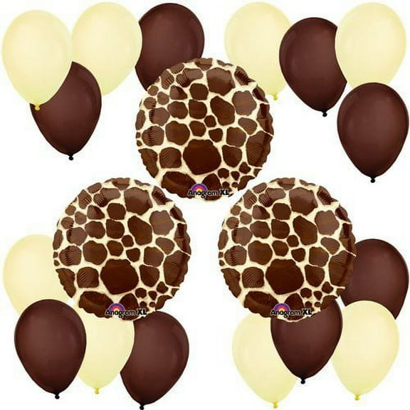 Giraffe Print Balloon Kit