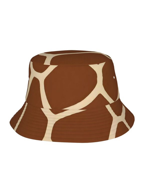 Giraffe Print Fisherman's Hat Casual and Breathable Sun Hat for Men and Women