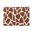 thumbnail image 1 of Giraffe Print Flat Accessory Pouch Animal Print Makeup Bag Cosmetic Bag, 1 of 4