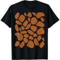 thumbnail image 1 of Giraffe Print T Shirt Pattern Trick or Treat Jungle Animals T-Shirt, 1 of 3