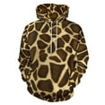 thumbnail image 1 of Giraffe Print Texture 3d Sweatshirts Hoodie Fashion Casual Personality Men's Women Street Hoodie Pullovers Long Sleeve Comfortable Top, 1 of 6