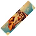 Giraffe Rectangular Rubber Mats Kitchen Rugs, 15.7"x59", Washable
