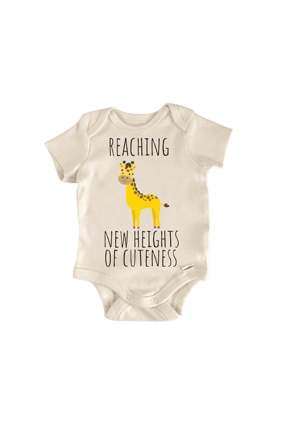 Giraffe Safari Animal Newborn Baby Bodysuit