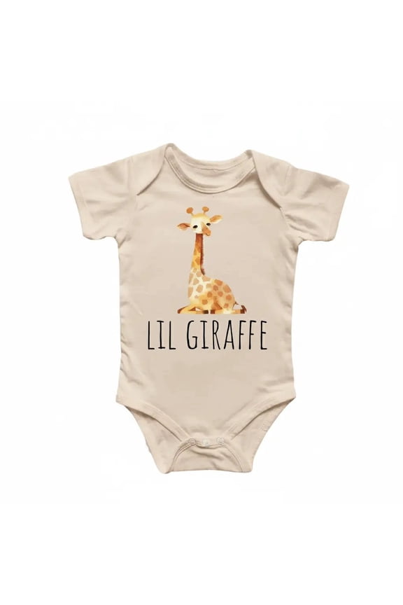 Giraffe Safari Newborn Baby Bodysuit