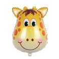 thumbnail image 1 of Giraffe Shape Mylar Balloon Birthday Animal Balloon, 1 of 1