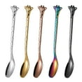 thumbnail image 1 of Giraffe Spoon Silverware Stainless Steel Utensils Fork Set Creative Design for Anniversary Gifts, 1 of 10