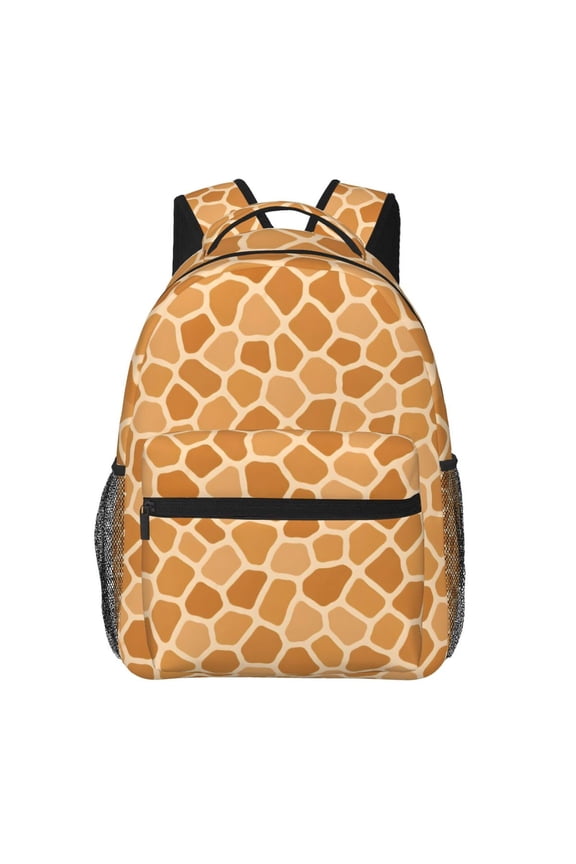 Giraffe Spot Safari Lightweight Casual Backpack Travel Daypack for Women Men Work Hiking Everyday Gift