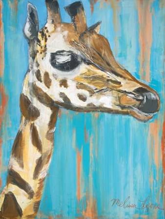 Giraffe - Square Canvas Art - Melissa Lyons (22 x 28)