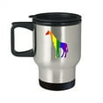 thumbnail image 1 of Giraffe Stainless Steel Travel Mug - 14 oz Zoo Animal Coffee Cup Gift, 1 of 4