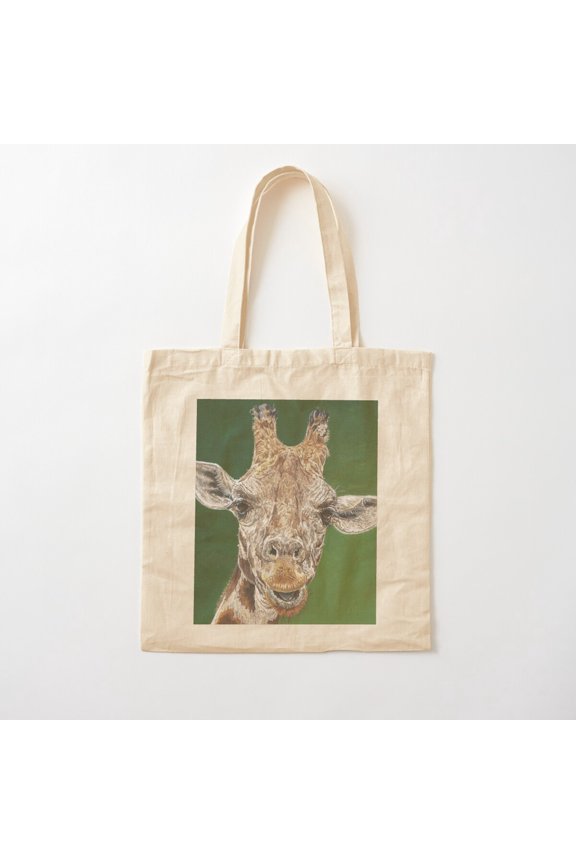Giraffe Style 07 Canvas Tote Bags, Reusable Shopping Bag