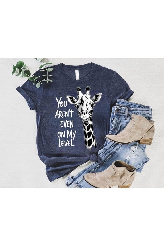 Giraffe T-Shirt: Animal Lover Graphic Tee TSHIRT All Size S-5XL
