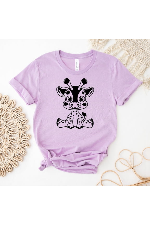 Giraffe T-shirt, Giraffe Lover Shirt, Nature Tee, Animal Lover, Zoo Shirts, Safari Wildlife Top, Zoo Animal, Women's T-shirt All Size S-5Xl