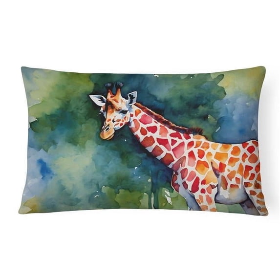 Giraffe Throw Pillow 12 in x 16 in