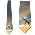 thumbnail image 1 of Giraffe Ties Mens Animal Necktie by Three Rooker, 1 of 3