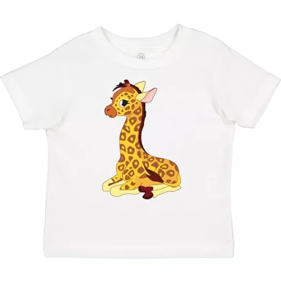 Giraffe Toddler T-Shirt Cute Animal Funny Gift Child Preschooler Kid TODDLER SHORT SLEEVE TEE BELLA CANVAS 3001T