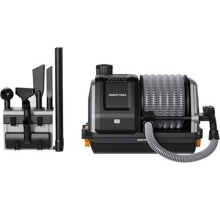 Giraffe Tools Wet Dry Vacuum Cleaner with 30FT Retractable Hose--Remote Control